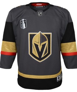 Vegas Golden Knights Youth 2023 Stanley Cup Final Alternate Jersey - Black - Robokeg