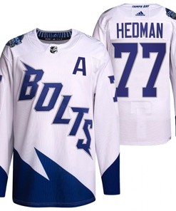 Victor Hedman 2022 Stadium Series Lightning 77 White Primegreen Jersey Jersey - Robokeg