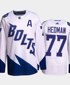 Victor Hedman Lightning 2022 Stadium Series White Primegreen Jersey, Men Jersey - Robokeg