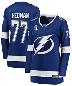 Victor Hedman Tampa Bay Lightning Fanatics Branded Womens Home 2022 Stanley Cup Final Breakaway Player Jersey - Blue Nhl - Robokeg