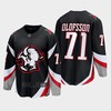 Victor Olofsson 71 Buffalo Sabres 2022-23 Goathead Third Premier Breakaway Player Black Jersey - Robokeg
