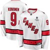 Ville Koivunen 9 Carolina Hurricanes Stanley Cup 2023 Playoffs Patch Away Breakaway Men Jersey - White - Robokeg
