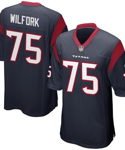 Vince Wilfork Houston Texans Game Jersey - Navy Blue Nfl - Robokeg