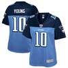 Vince Young Tennessee Titans Nfl Pro Line Womens Retired Player Jersey - Navy - Robokeg