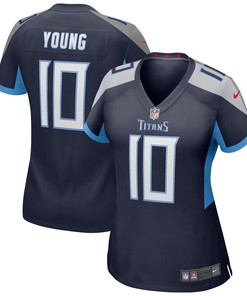 Vince Young Tennessee Titans Womens Game Retired Player Jersey - Navy Nfl - Robokeg