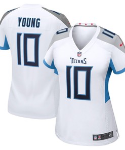Vince Young Tennessee Titans Womens Retired Game Jersey - White Nfl - Robokeg