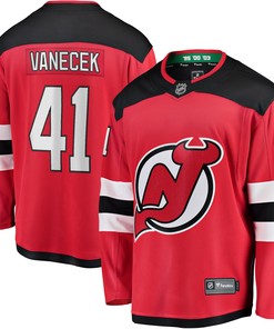 Vitek Vanecek New Jersey Devils Fanatics Branded Home Breakaway Player Jersey - Red Nhl - Robokeg