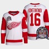 Vladimir Konstantinov 16 1997 Stanley Cup Detroit Red Wings Red Jersey 25th Anniversary - Robokeg
