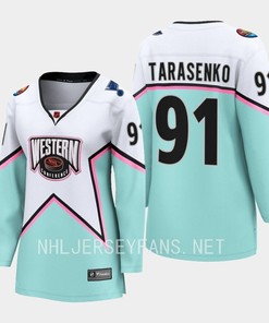 Vladimir Tarasenko 91 St. Louis Blues 2023 All-Star Game Jersey White Equipment - Robokeg