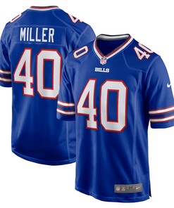 Von Miller Buffalo Bills Player Game Jersey - Royal Nfl - Robokeg