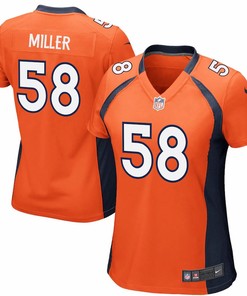 Von Miller Denver Broncos Nike Womens Game Jersey - Orange - Robokeg