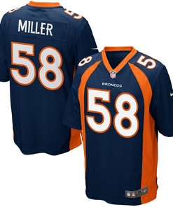 Von Miller Denver Broncos Nike Youth Alternate Game Jersey - Navy Blue - Robokeg