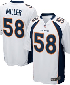 Von Miller Denver Broncos Nike Youth Game Jersey - White - Robokeg