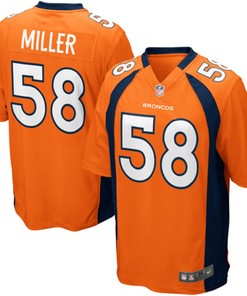 Von Miller Denver Broncos Nike Youth Team Color Game Jersey - Orange - Robokeg