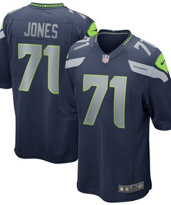 Walter Jones Seattle Seahawks Game Retired Player Jersey - College Navy Nfl - Robokeg