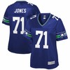 Walter Jones Seattle Seahawks Nfl Pro Line Womens Retired Player Jersey - Royal - Robokeg