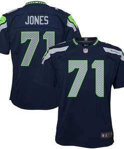 Walter Jones Seattle Seahawks Retired Game Jersey - Navy Blue Nfl - Robokeg