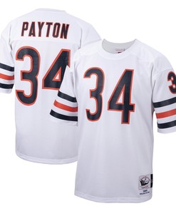 Walter Payton Chicago Bears Mitchell & Ness 1985 Authentic Throwback Retired Player Jersey - White Nfl - Robokeg