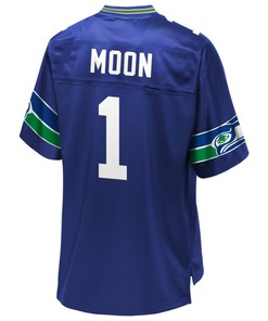 Warren Moon Seattle Seahawks Nfl Pro Line Retired Player Jersey - Royal - Robokeg