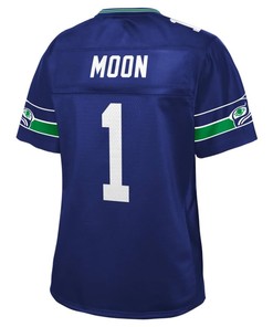 Warren Moon Seattle Seahawks Nfl Pro Line Womens Retired Player Jersey - Royal - Robokeg
