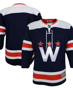 Washington Capitals 2020/21 Alternate Premier Jerseys - Navy Nhl - Robokeg