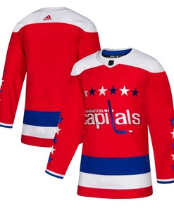 Washington Capitals Adidas Alternate Authentic Jersey - Red Nhl - Robokeg