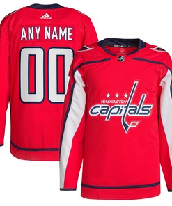 Washington Capitals Adidas Home Primegreen Authentic Pro Custom Jersey Red Custom Jerseys Nhl - Robokeg