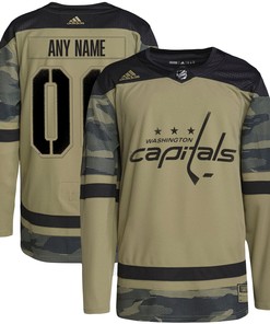 Washington Capitals Adidas Military Appreciation Team Authentic Custom Practice Jersey - Camo Custom Jerseys Nhl - Robokeg