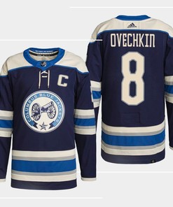 Washington Capitals Alexander Ovechkin 8 Alternate Navy 2022-23 Jersey - Robokeg