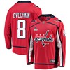 Washington Capitals Alexander Ovechkin 8 Home 2022 Stanley Cup Playoffs Breakaway Men Jersey - Red - Robokeg