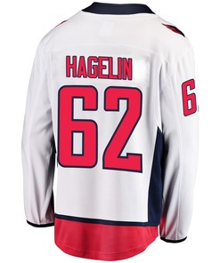 Washington Capitals Carl Hagelin 62 Away 2022 Stanley Cup Playoffs Breakaway Men Jersey - White - Robokeg