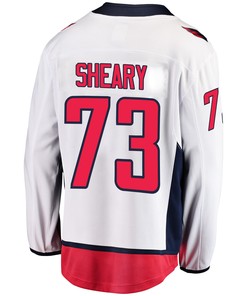Washington Capitals Conor Sheary 73 Away 2022 Stanley Cup Playoffs Breakaway Men Jersey - White - Robokeg