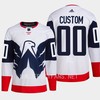Washington Capitals Custom 00 2023 Jersey Stadium White Primegreen - Robokeg