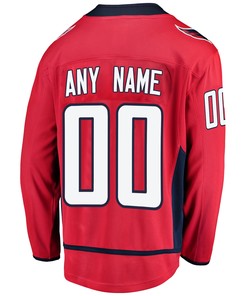 Washington Capitals Custom Home 2022 Stanley Cup Playoffs Breakaway Men Jersey - Red - Robokeg