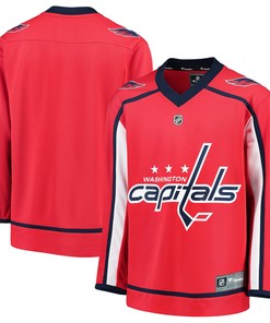 Washington Capitals Fanatics Branded Home Replica Blank Jersey - Red Nhl - Robokeg