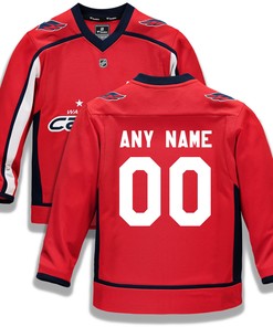 Washington Capitals Fanatics Branded Home Replica Custom Jersey - Red Custom Jerseys Nhl - Robokeg