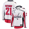 Washington Capitals Garnet Hathaway 21 Away 2022 Stanley Cup Playoffs Breakaway Men Jersey - White - Robokeg