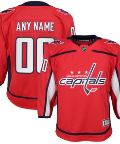 Washington Capitals Home Custom Premier Jersey - Red Custom Jerseys Nhl - Robokeg