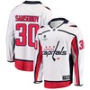 Washington Capitals Ilya Samsonov 30 Away 2022 Stanley Cup Playoffs Breakaway Men Jersey - White - Robokeg