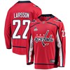 Washington Capitals Johan Larsson 22 Home 2022 Stanley Cup Playoffs Breakaway Men Jersey - Red - Robokeg