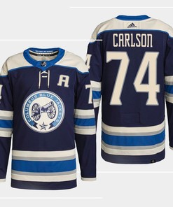 Washington Capitals John Carlson 74 Alternate Navy 2022-23 Jersey - Robokeg