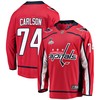 Washington Capitals John Carlson 74 Home 2022 Stanley Cup Playoffs Breakaway Men Jersey - Red - Robokeg