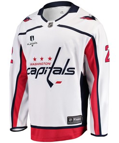 Washington Capitals Justin Schultz 2 Away 2022 Stanley Cup Playoffs Breakaway Men Jersey - White - Robokeg