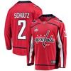 Washington Capitals Justin Schultz 2 Home 2022 Stanley Cup Playoffs Breakaway Men Jersey - Red - Robokeg