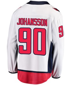 Washington Capitals Marcus Johansson 90 Away 2022 Stanley Cup Playoffs Breakaway Men Jersey - White - Robokeg