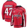Washington Capitals Martin Fehervary 42 Home 2022 Stanley Cup Playoffs Breakaway Men Jersey - Red - Robokeg