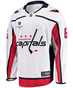 Washington Capitals Michal Kempny 6 Away 2022 Stanley Cup Playoffs Breakaway Men Jersey - White - Robokeg