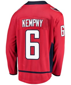 Washington Capitals Michal Kempny 6 Home 2022 Stanley Cup Playoffs Breakaway Men Jersey - Red - Robokeg