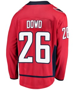 Washington Capitals Nic Dowd 26 Home 2022 Stanley Cup Playoffs Breakaway Men Jersey - Red - Robokeg