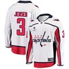 Washington Capitals Nick Jensen 3 Away 2022 Stanley Cup Playoffs Breakaway Men Jersey - White - Robokeg
